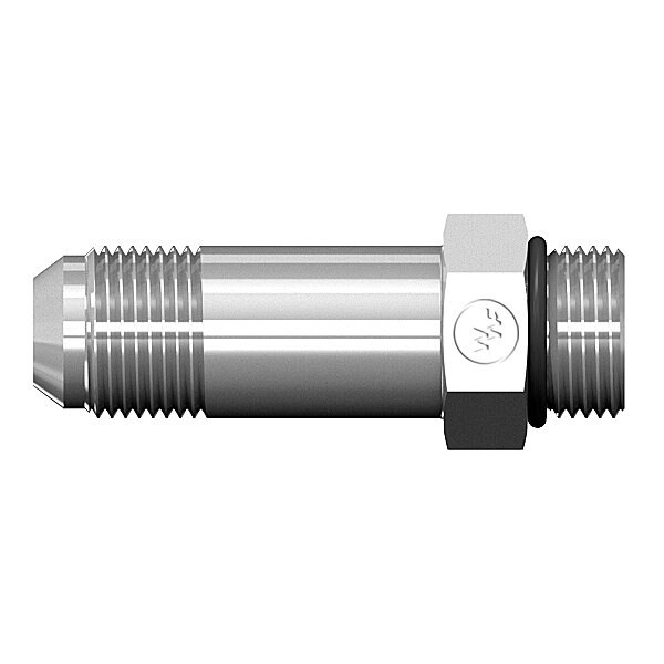 World Wide Fittings Male JIC to Male O-Ring Boss Straight - Long 5316X04X04 - main
